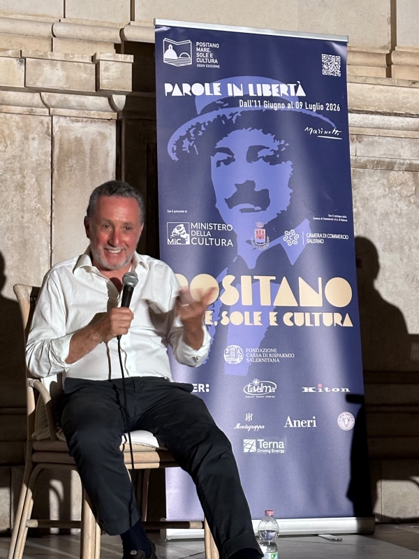 Antonio Polito a Positano Mare Sole Cultura 2026